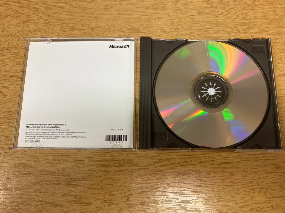 Microsoft Office 98 : Macintosh Edition Upgrade with CD Key Preowned Item - Image 4 of 4