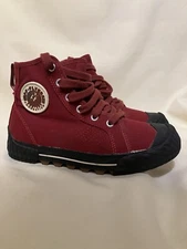 PF Flyers Posture Foundation Mens Size 4.5 Womens 6 Maroon Canvas Shoe Sneaker