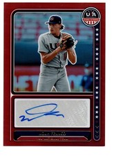2024 USA Stars & Stripes 18U Nat'l Team Auto Red #NTS-NF Noah Franco 90/99