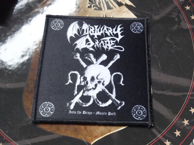 Mortuary Drape Patch Black Death Metal Sarcofago 787