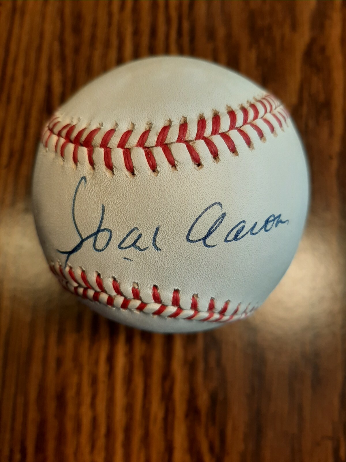 Hank Aaron Signed Auto ONL Baseball PSA/DNA Certified Autograph