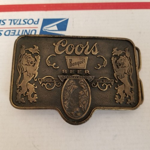 Vintage belt buckle coors - Gem