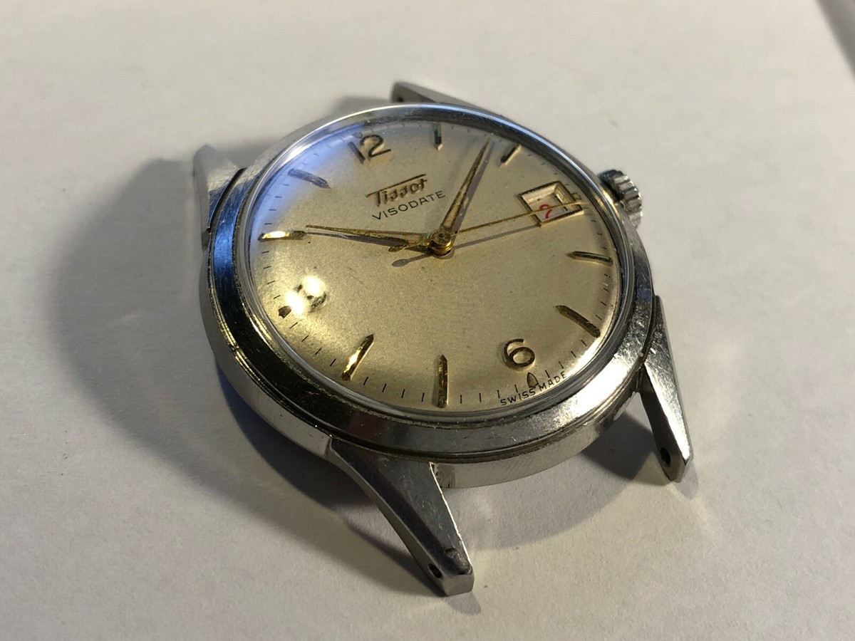 TISSOT VISODATE from 1955 - 35mm - vintage men's watch | eBay