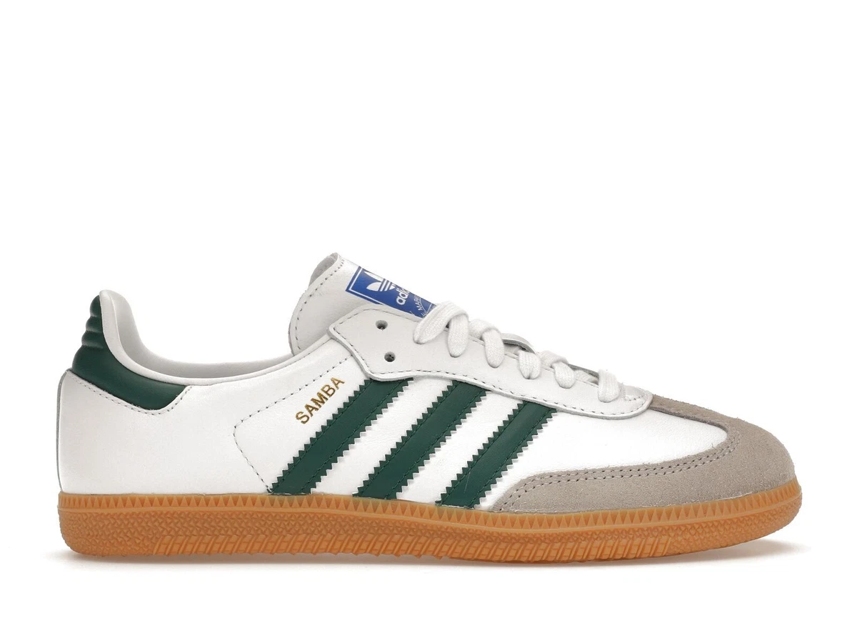 Adidas Samba OG Cloud White Collegiate Green Gum for sale | eBay