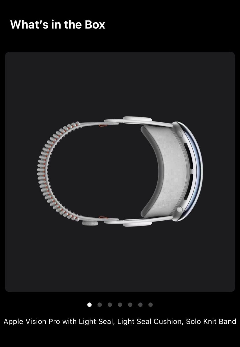 Apple Vision Pro 256GB, Solo Knit Band - S, Dual Loop Band Apple Vision Pro 256GB, Solo Knit Band - S, Dual Loop Band