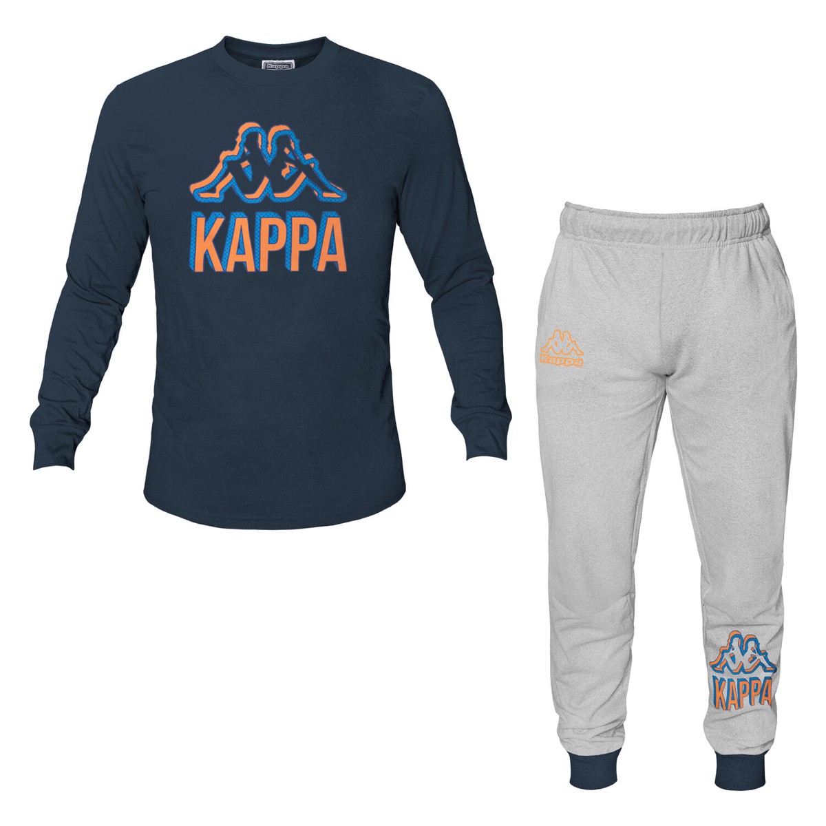 Pigiama Lungo Uomo KAPPA Cotone Leggero Modelli