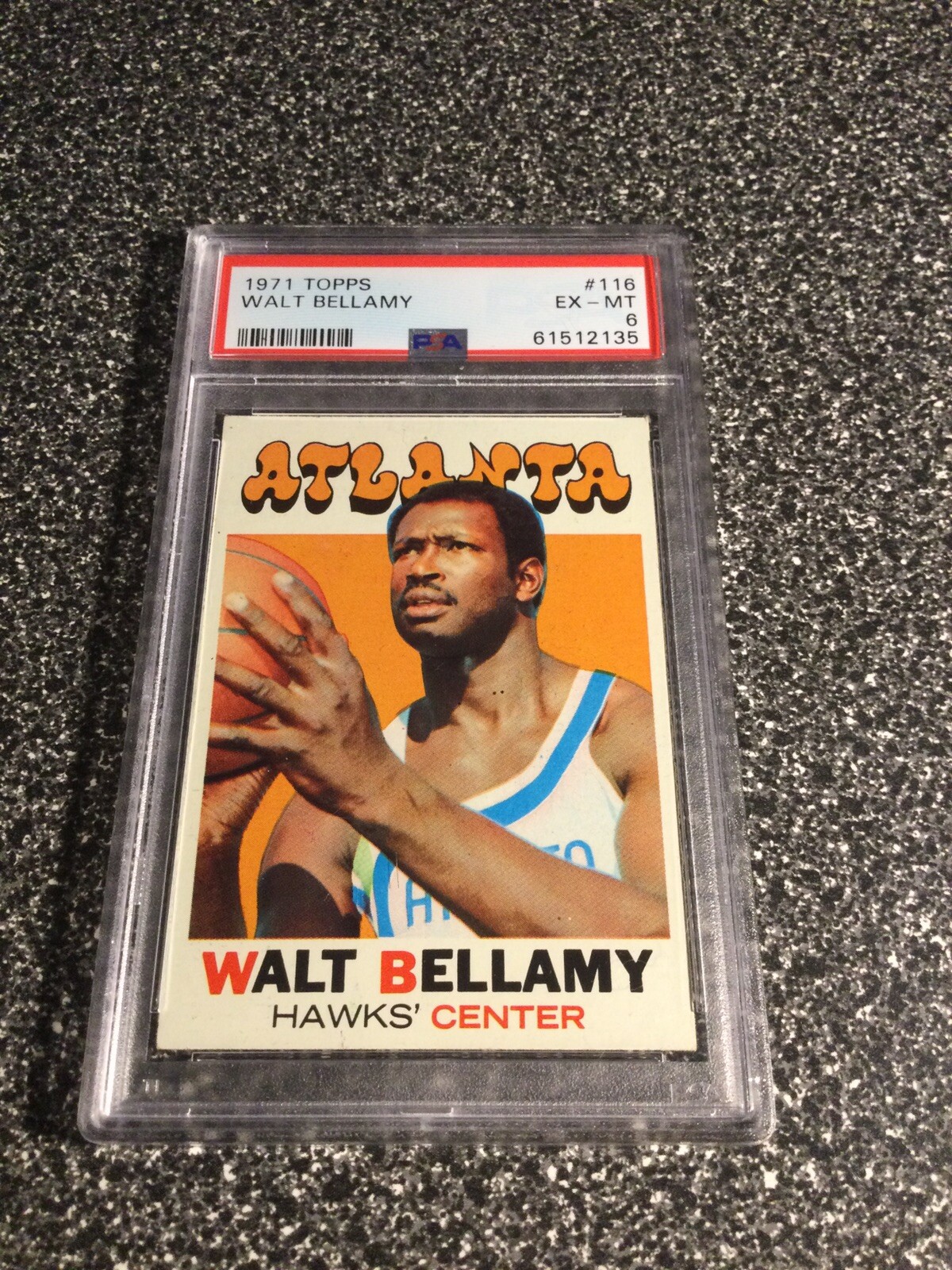 1971-72 Topps #116 Walt Bellamy | PSA 6 EXMT | ARN182471VBX