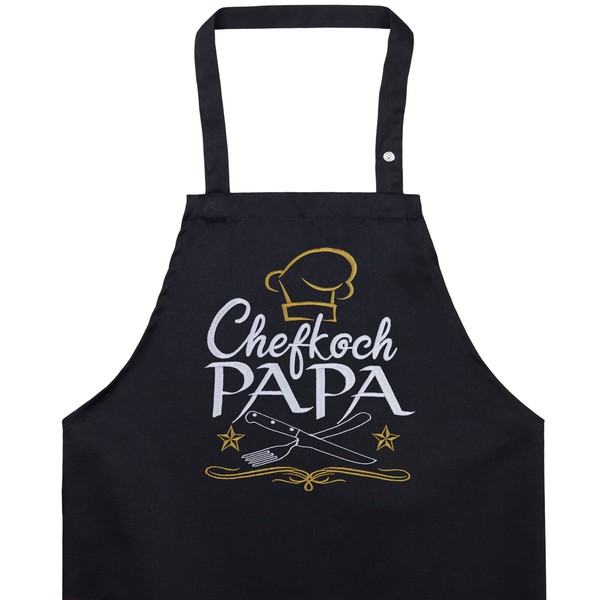 Chefkoch Papa SchüRze Meisterkoch GrillschüRze MäNner Bbq KochschüRze Vatertag-image