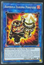 BAMBOLA DARUMA POMPIERE  Rara in Italiano  FLOD-IT051 YUGIOH