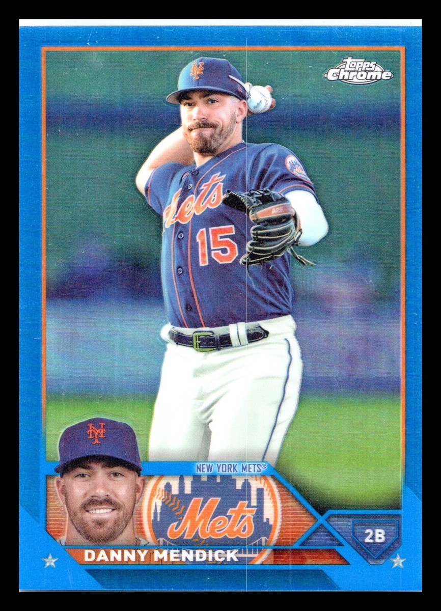 2023 TOPPS CHROME UPDATE BLUE DANNY MENDICK 079/150 NEW YORK METS 