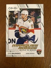 Marquee Rookies 595 Uvis Balinskis Florida Panthers Rookie