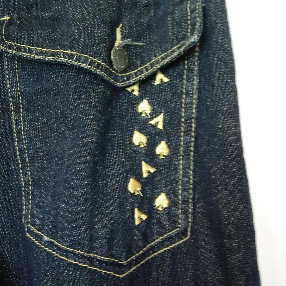 Pantalones de mezclilla Andy Mac by Airwalk para niños 18 30" x 29 1/2" Spellout MacDonald como están Foto 4 de 4