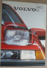 Volvo 480ES UK market full colour sales brochure