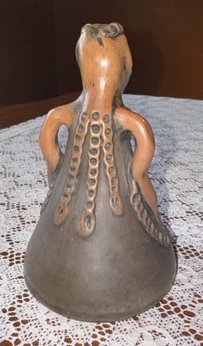 Cantina di sale unica vintage fatta a mano ceramica armena arte popolare ~Firmato artista - Foto 3 di 11