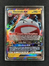 Carte Pokémon : Électrode GX Ultra Rare 2018 Tempête Céleste 48/168 Exc 🇲🇫