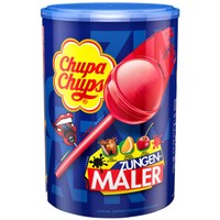 Chupa Chups Zungenmaler Kirsche Orange Cola Fruchtig 100Er 1200G