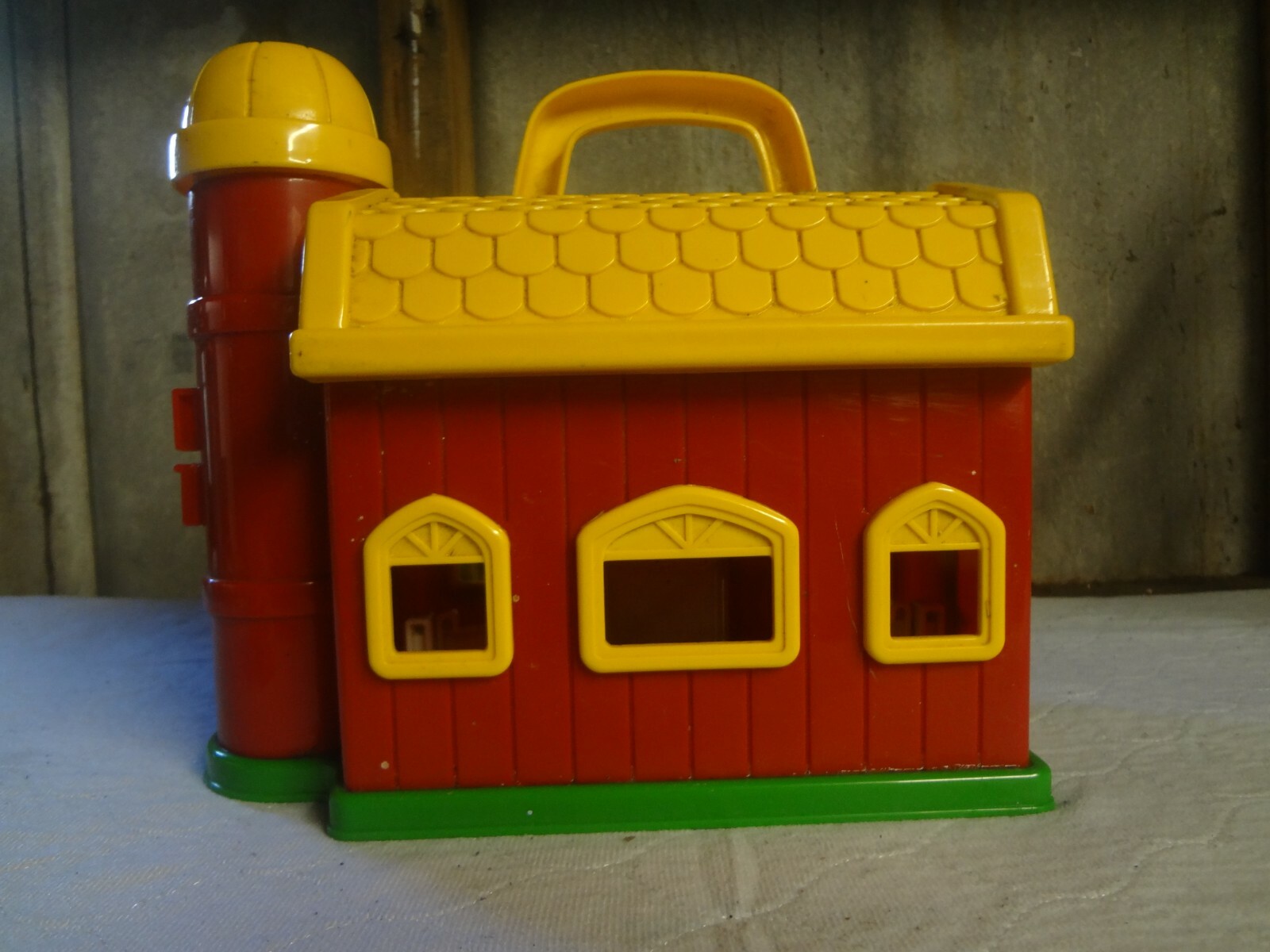 Vintage BLUE BOX TOYS "FARMHOUSE / BARN" Collectable eBay
