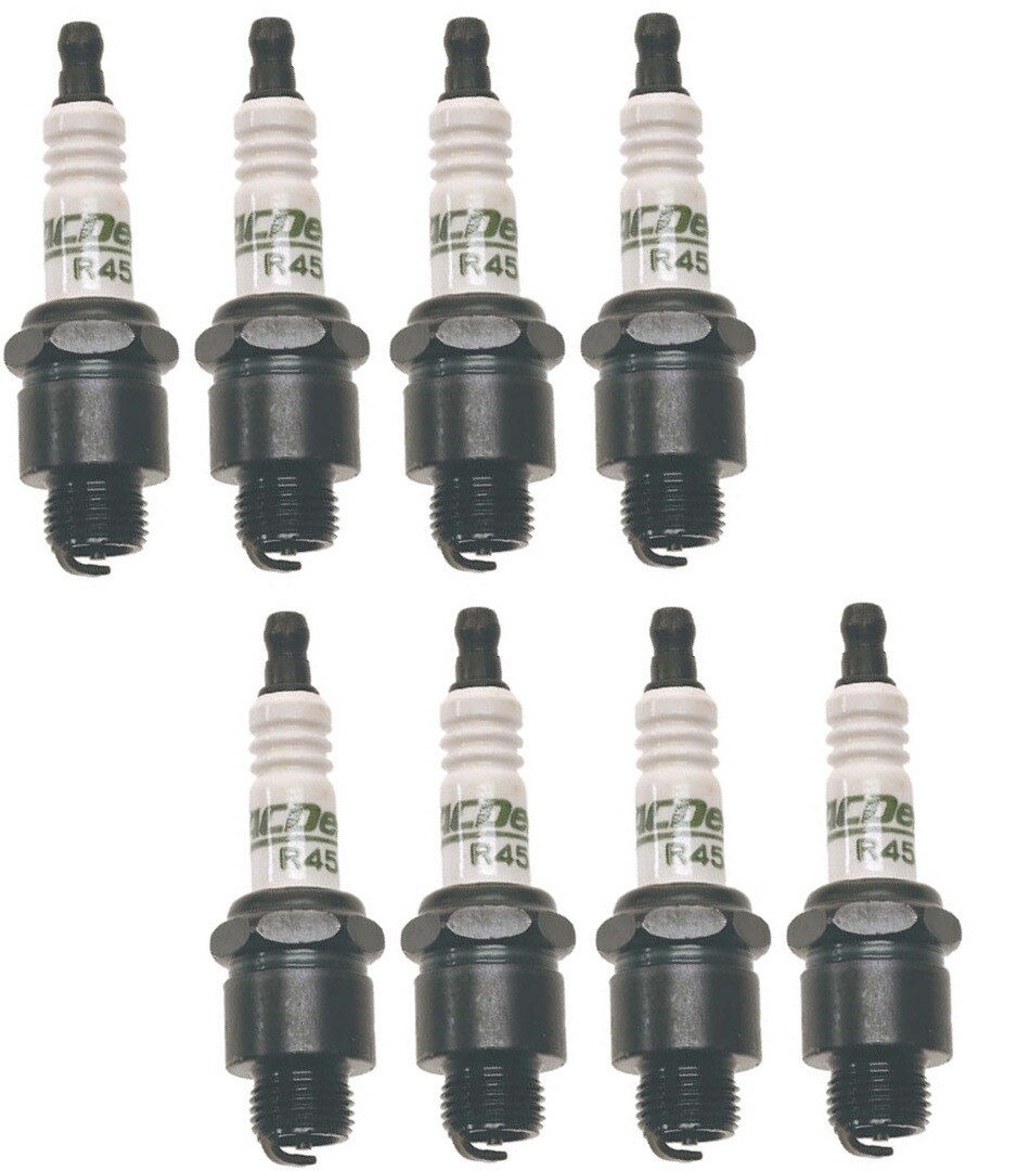 Set Of 8 Spark Plugs Pre-Gapped .040 AcDelco For GMC Transmode Oldsmobile 98 V8