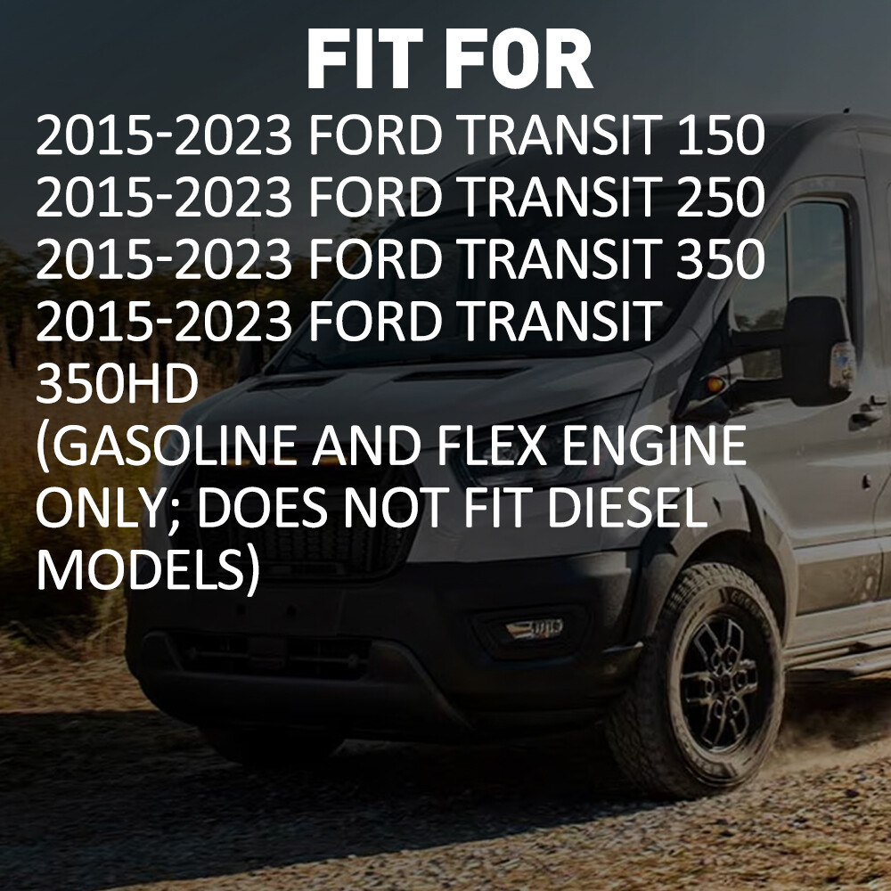 Fuel Filler Gas Cap Door Lid Housing & White Cap For 15-23 Ford Transit 150 250