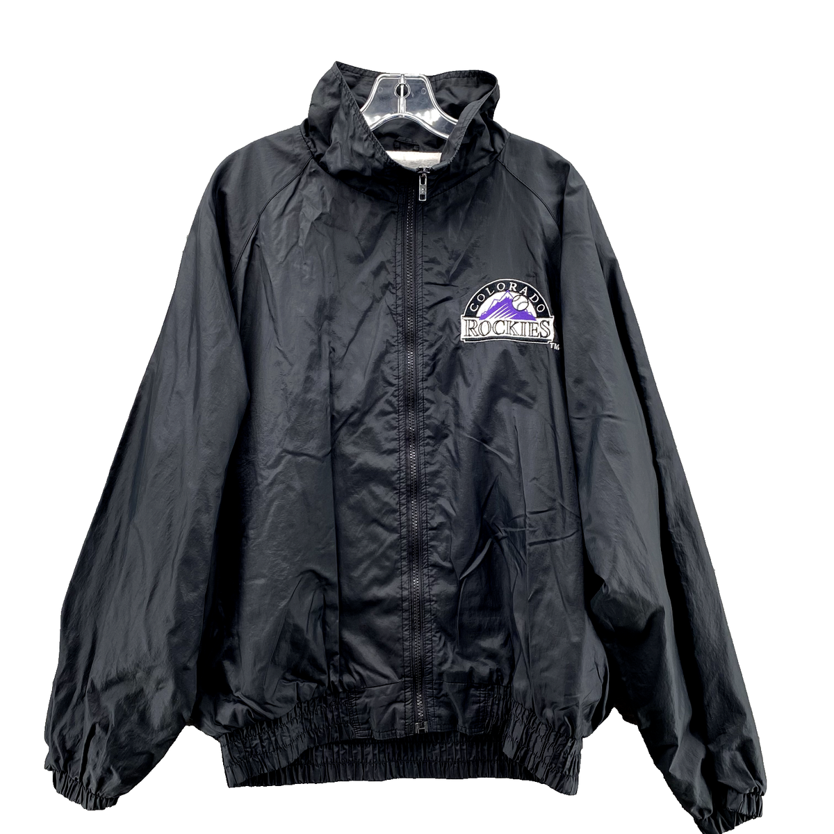 VTG MLB Colorado Rockies Windbreaker Men's Large Sportswear