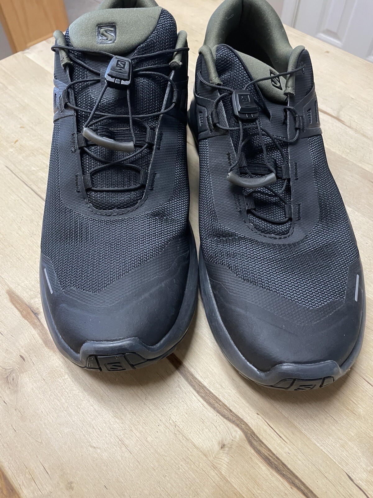 Salomon Uomo X Raise Escursionismo Verde e Nero Uomo 10 5 ottime condizioni