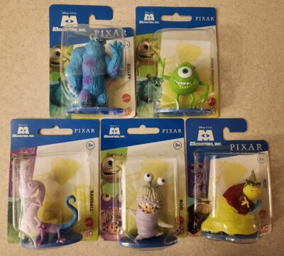 Monsters Inc Pixar SET OF 5 Mattel Micro Collection Toys Mini