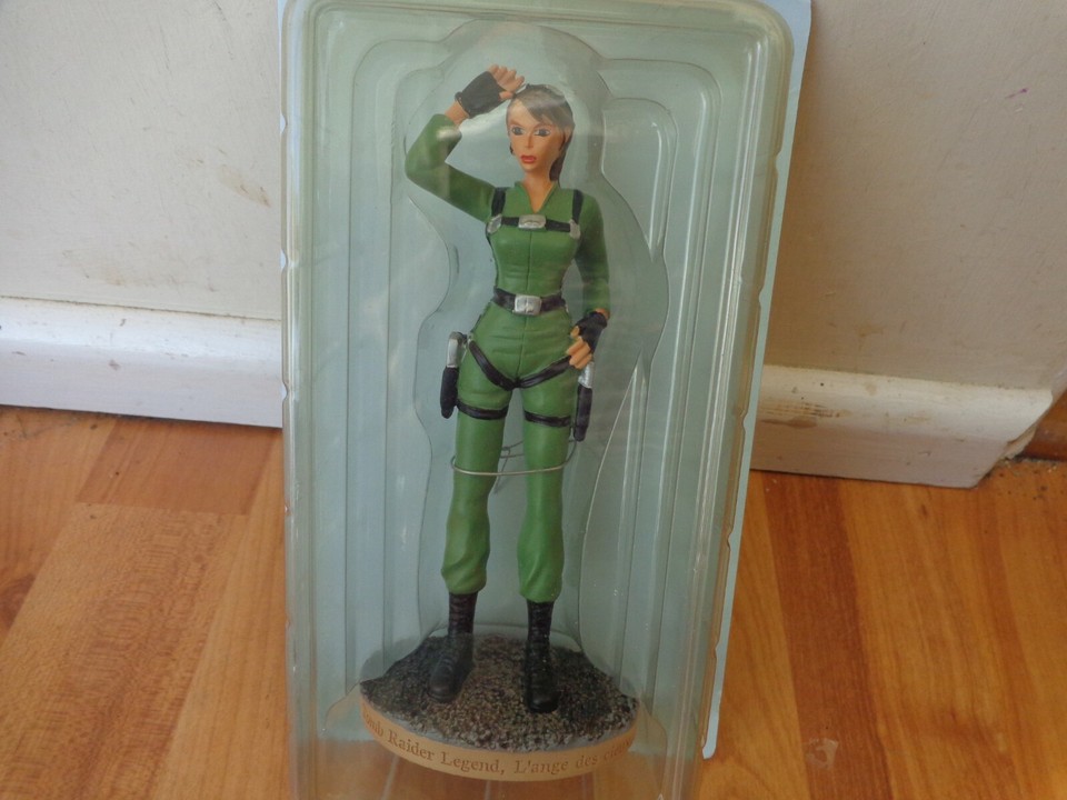 Atlas Éditions Tomb Raider Légende Lara Croft Paraiso Bleu Tenue Résine