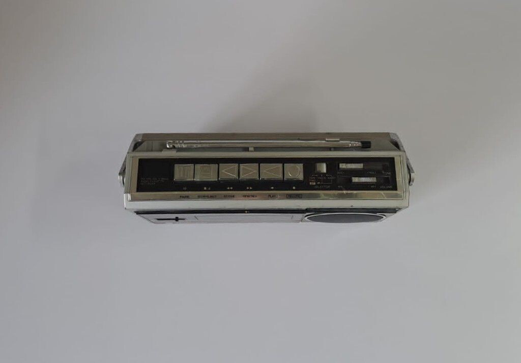 Vintage Cassette Player National 1822 Mini Boombox | eBay