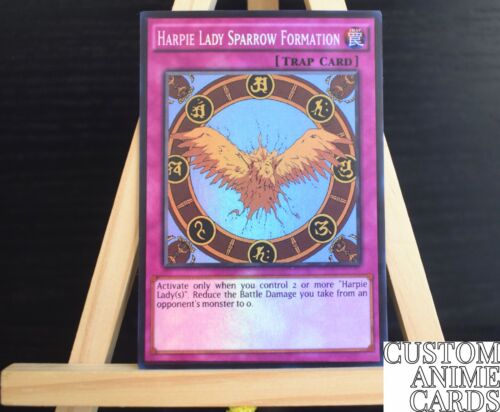 Harpie Lady sparrow formation DIY ANIME EFFECT -  HOLO card - Picture 1 of 1