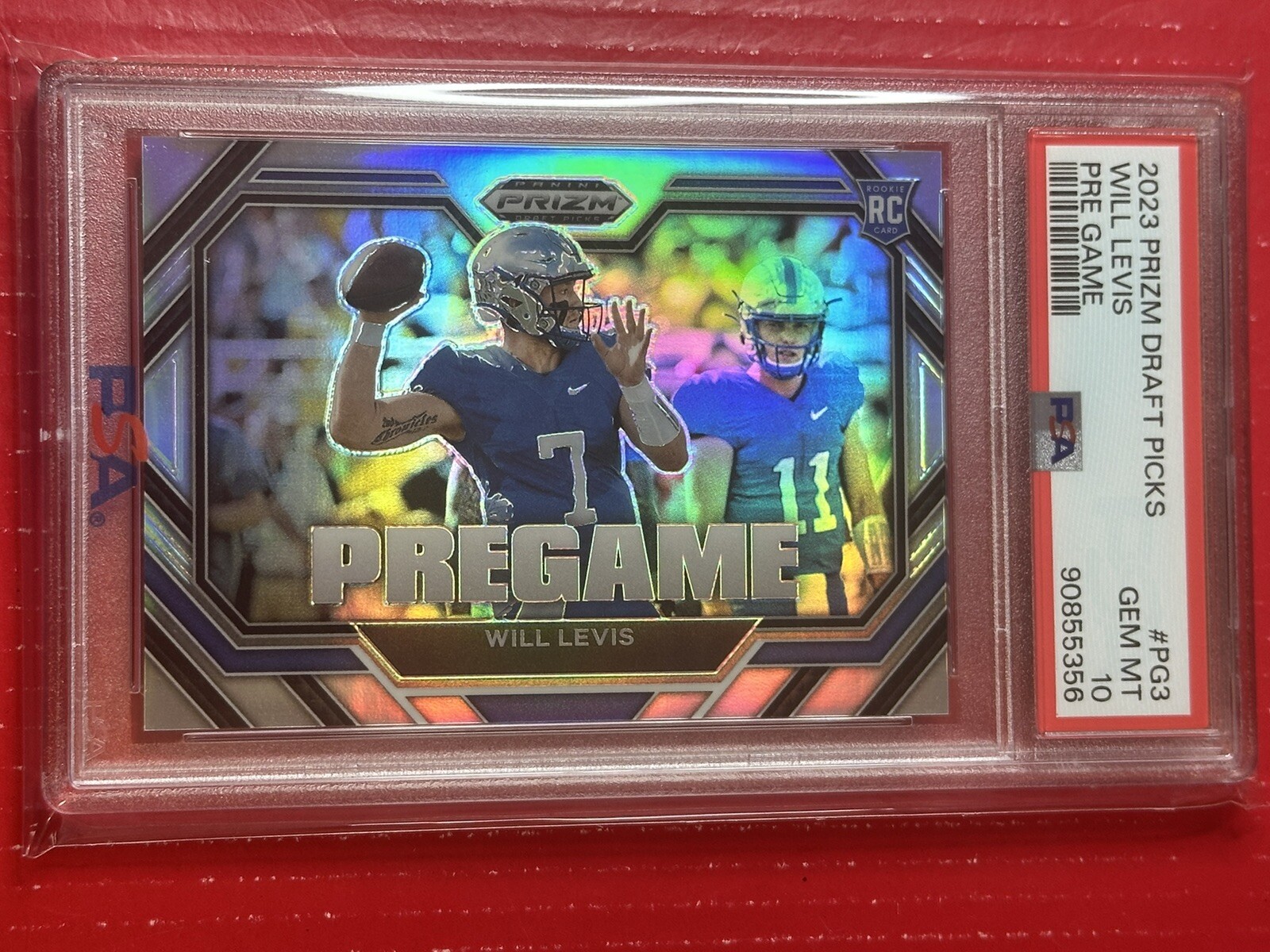 Will Levis Panini Prizm Draft Picks Pre Game #PG3 Base