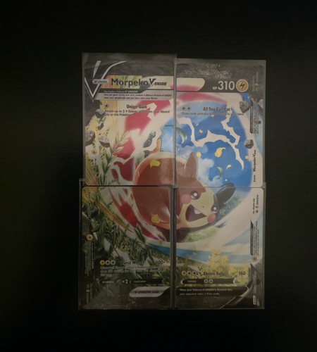 Morpeko V-Union Set SWSH215 216 217 218 Pokemon Promos 2022 NM
