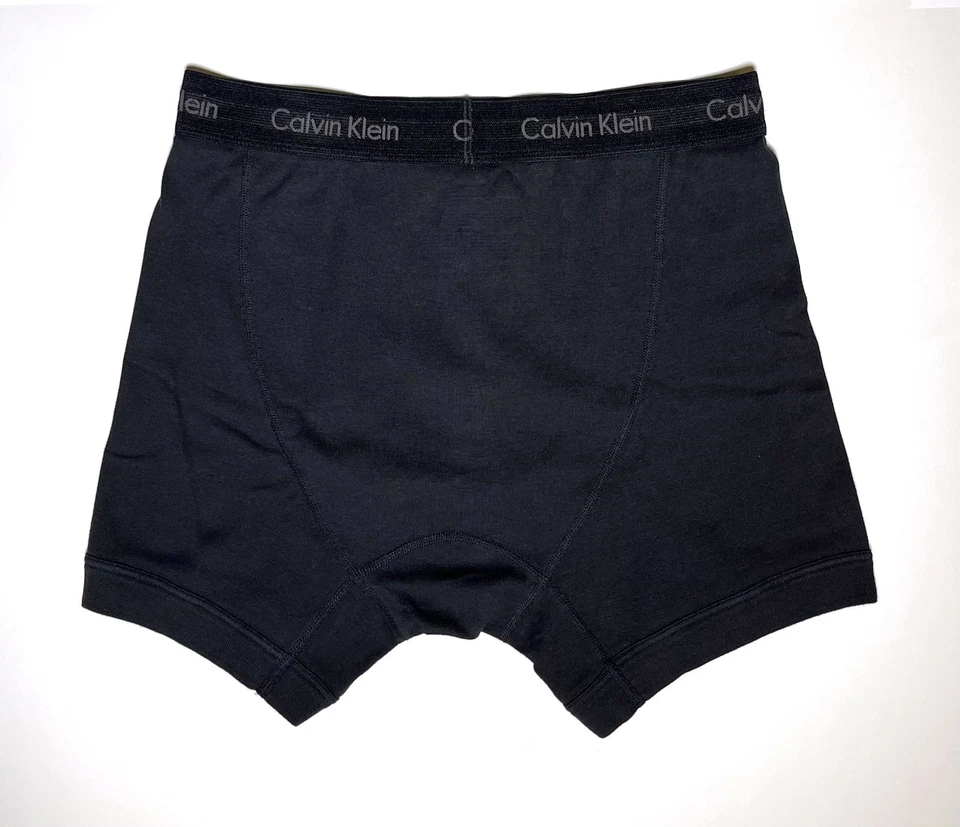 FRAT BOYS VIEJOS TODOS LOS DÍAS CALVIN KLEIN BOTÓN MOSCA CALZONCILLOS BOXER NEGROS M DE COLECCIÓN MEDIANOS Foto 2 de 4
