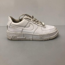 Nike Air Force 1 Pixel Shoes Womens Size 7 White Leather Sneakers CK6649-100