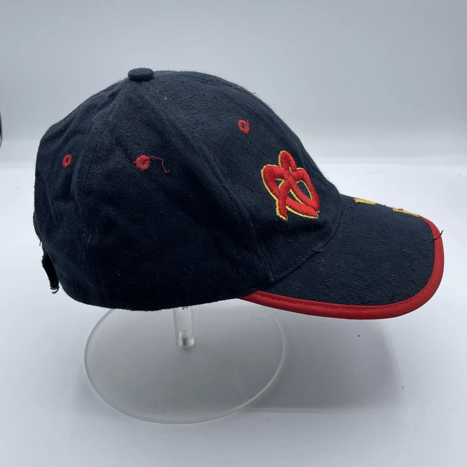 Fubu Flame Embroidered Hat Dark Blue Strap Adjustable Vintage 90s - Image 2 of 4