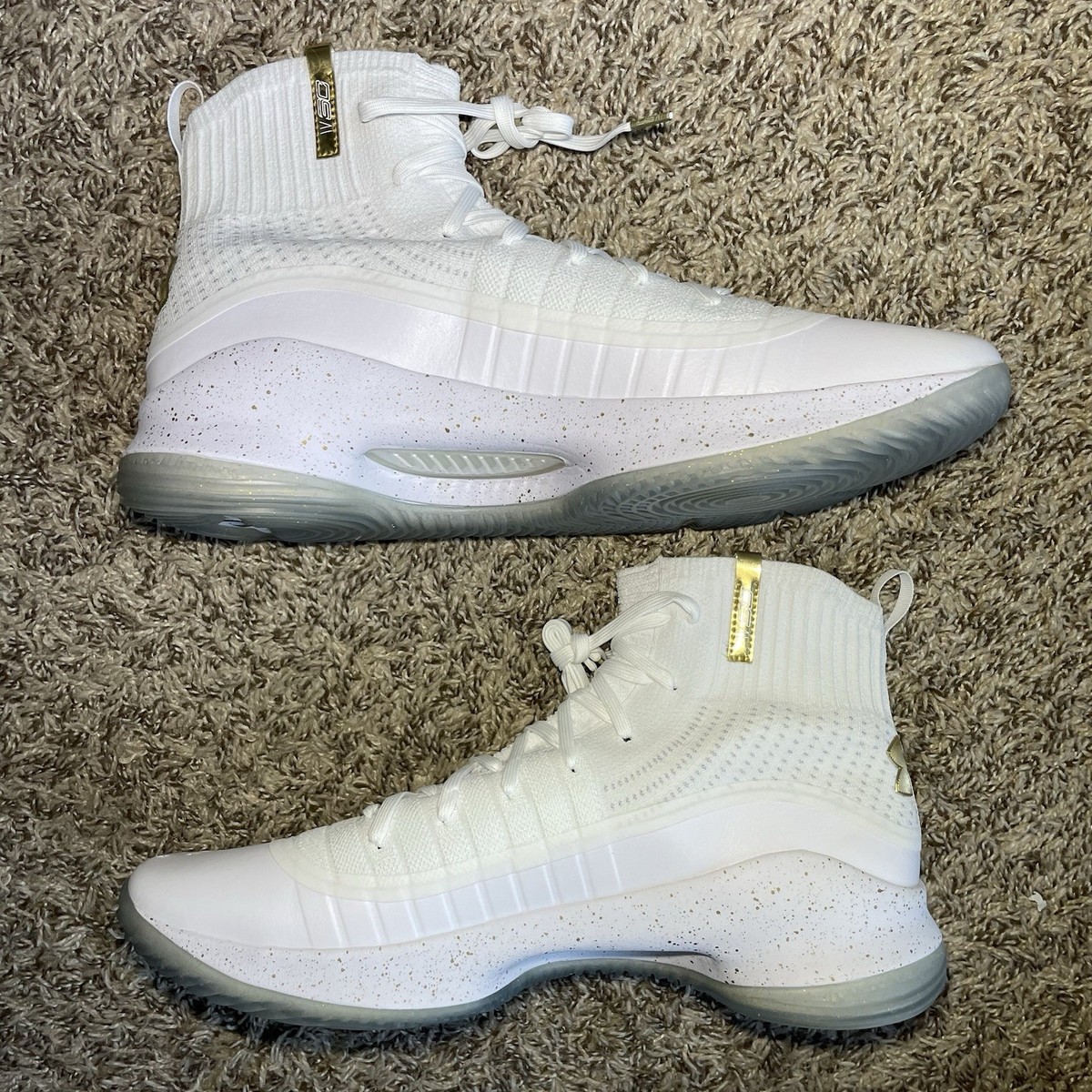 Size 16 - Under Armour Curry 4 2017 White Gold for sale online | eBay
