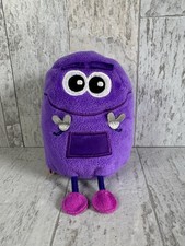 Fisher Price StoryBots Shapes Bo 5" Purple Robot Plush - no sound box