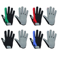 Mountain Bike Bicycle Cycling Full Finger Gloves BMX MTB Riding Unlined Warm Pad