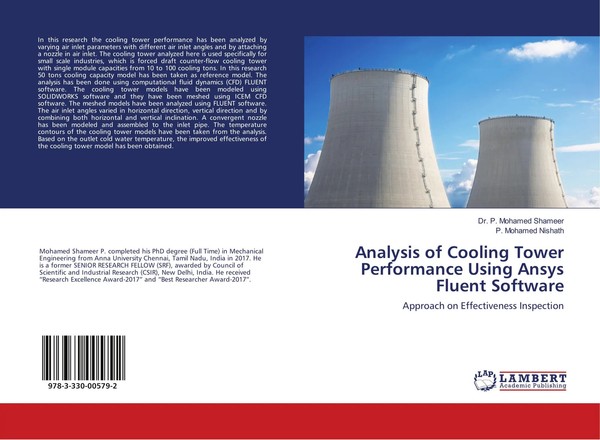 P. Mohamed Shameer (U. A.) | Analysis Of Cooling Tower Performance Using...-image