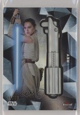 2018 Finest Star Wars Lightsaber Hilt Medallion 46/99 Daisy Ridley as Rey o1u