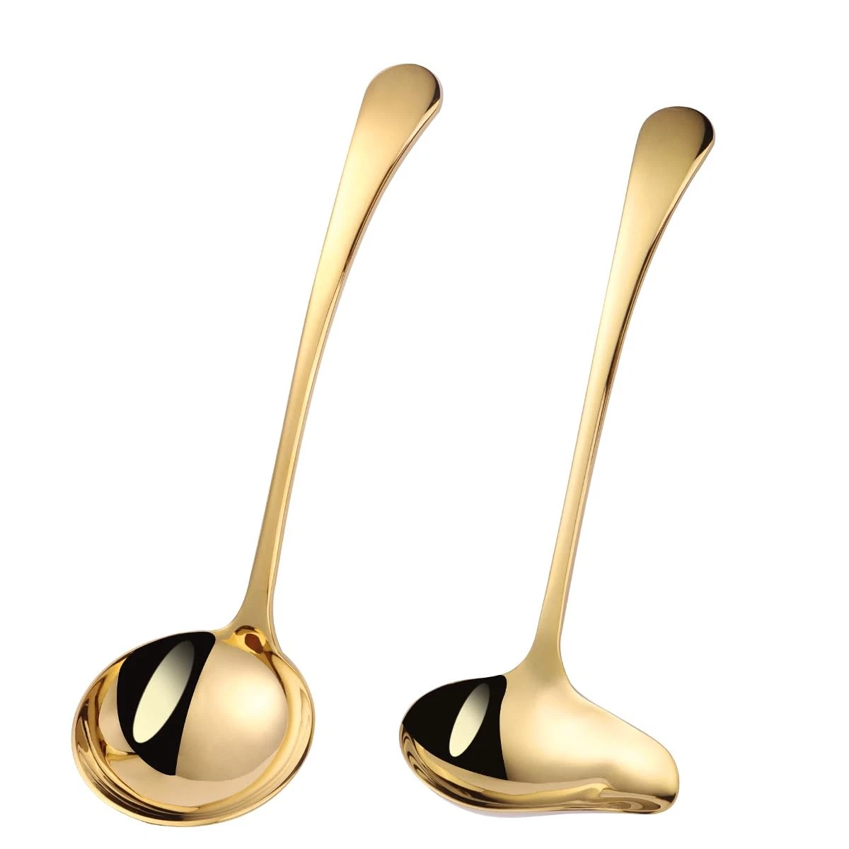 1-Piece Sauce Ladle and 1-Piece Gravy Ladle, 18/10 Stainless Steel, Dishwashe...