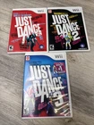 Wii Just Dance Game Bundle - Just Dance 1 2 3 - Free Shipping