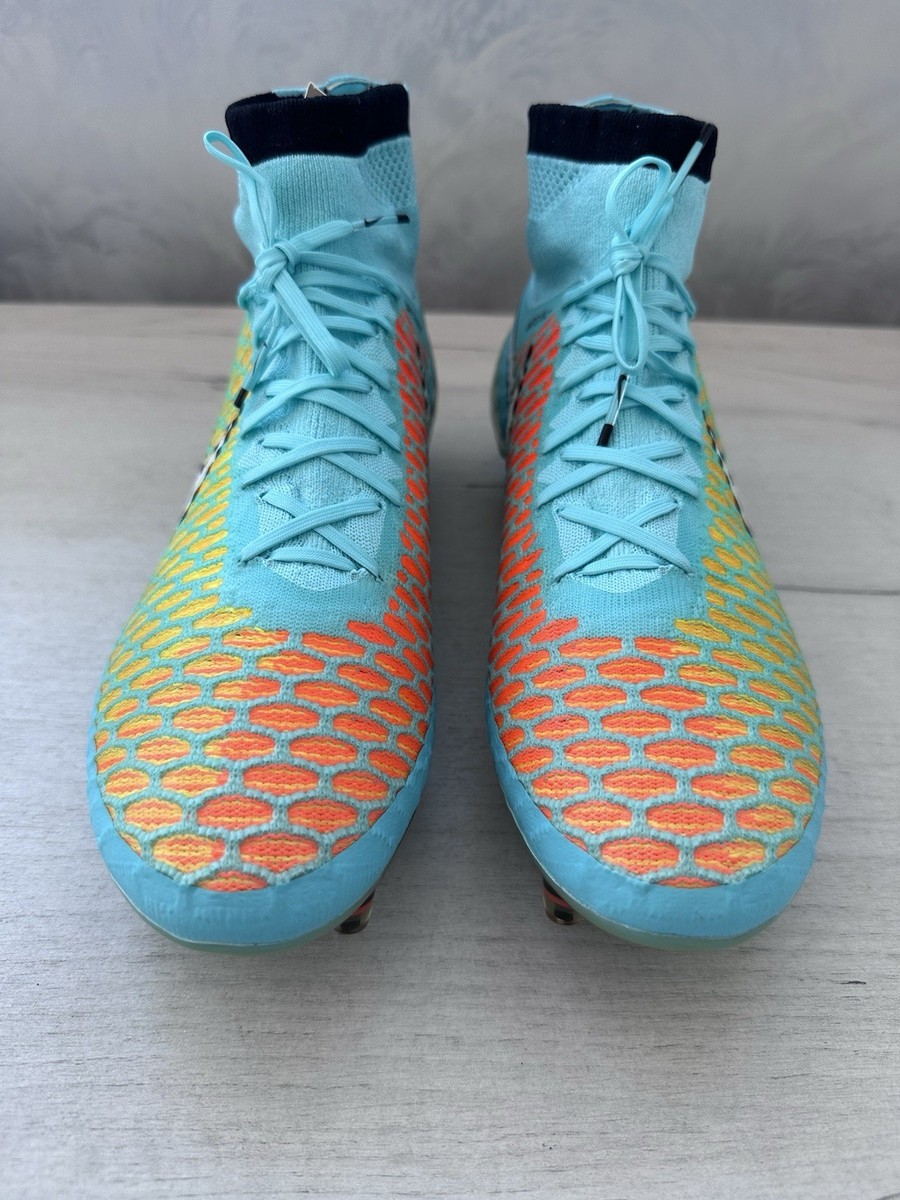 Nike Magista Obra ACC Blue Yellow Orange Football Soccer