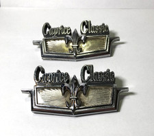 2 Vintage 1970s Chevy Caprice Classic Roof Sail Panel Side Emblem Oem 35133 2 Vintage 1970s Chevy Caprice Classic Roof Sail Panel Side Emblem Oem 35133