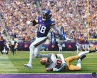 Justin Jefferson Autographed Minnesota Vikings 8x10 Photo with COA/Hologram