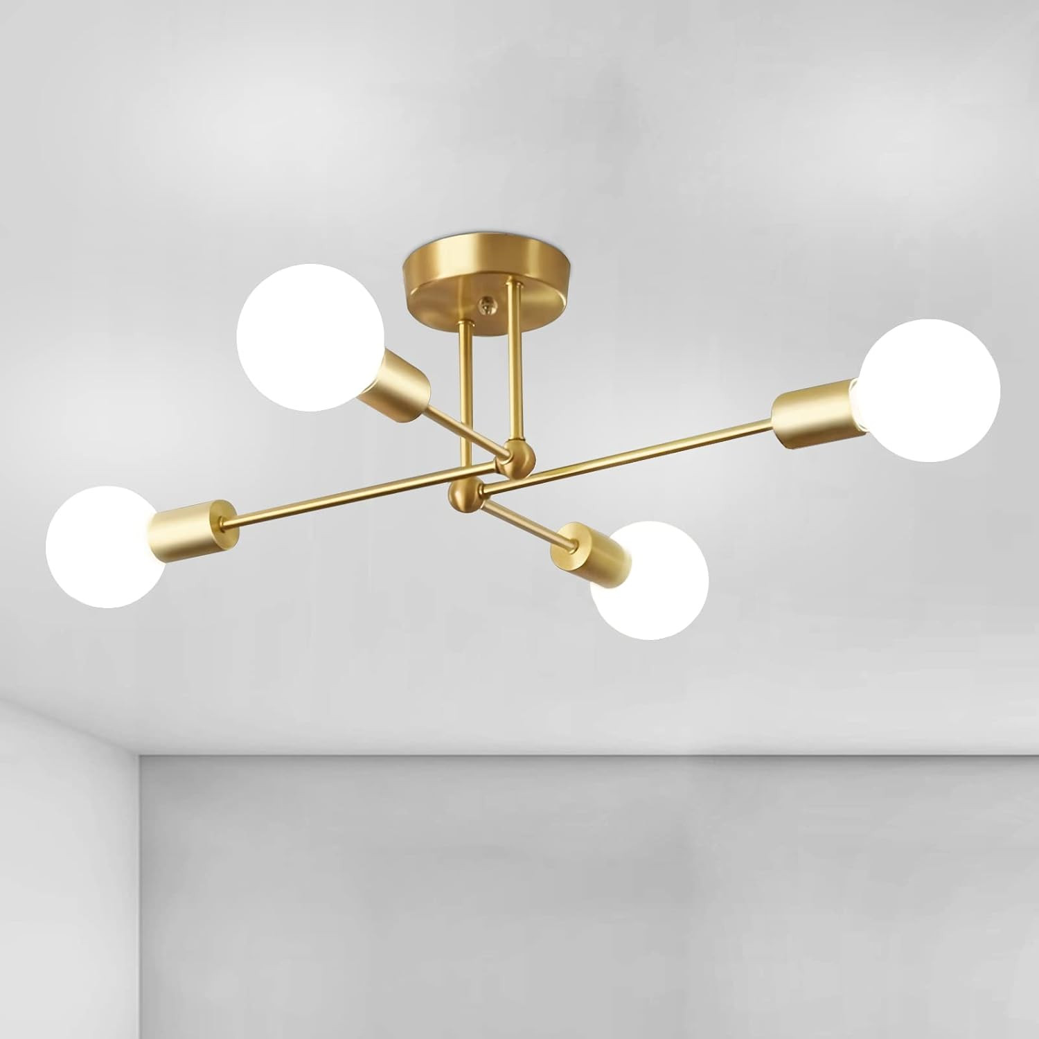 Plafoniera Sputnik Design Industriale - Lampada Vintage da Soffitto
