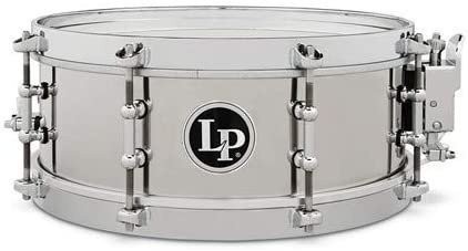Latin Percussion Stainless Steel Salsa Snare (4.5''x12'')