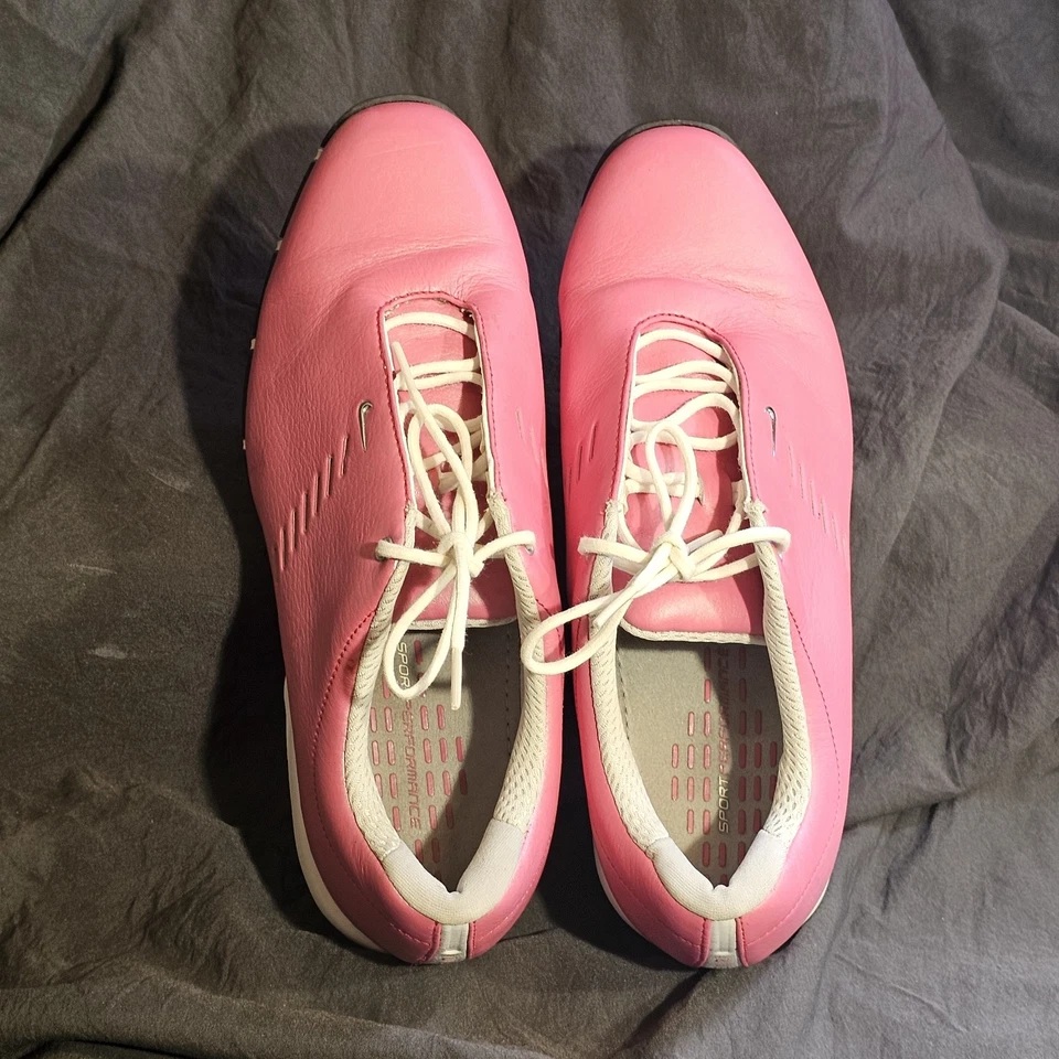 Zapatos de golf Nike Air Sport Performance Traction at Contact para mujer 9 rosas Foto 3 de 4