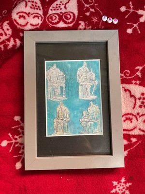 Henry Moore, Vintage Art Gallery Print - Unique Gift, OOAK RARE SCULPTURE