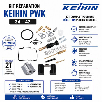 Reparatursatz Vergaserdichtung KEIHIN PWK 34 - 42mm PWK36 PWK38