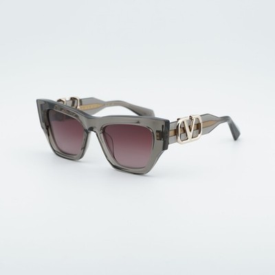 New Valentino V-SETTE VLS-166C Transparent Grey/Gold/Rose Gradient 52-20-145 ...